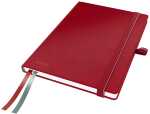 Notizbuch A5 Complete rot mit festem Einband Leder...