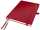 Notizbuch A5 Complete rot mit festem Einband Leder 4002432100941