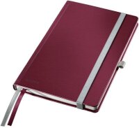 LEITZ Notizbuch Style A5 kar. granat rot Notizbuch Style...