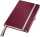 LEITZ Notizbuch Style A5 kar. granat rot Style A5 kariert mit festem