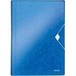 Leitz Fächermappe WOW DIN A4 Polypropylen blau 6...