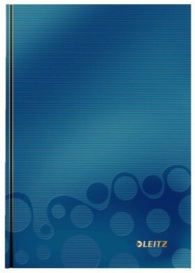 LEITZ Notizbuch A5 WOW kar. blau 4628-10-36