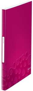 LEITZ Sichtbuch WOW A4 PP mit 40 Hüllen pink-metallic (80463223)