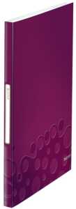 LEITZ Sichtbuch WOW A4 PP mit 40 Hüllen violett (80463262)