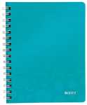 Collegeblock WOW A5 PP-Einband kariert eisblau metallic