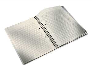 Collegeblock A5 Urban Chic kariert sort. Collegeblock