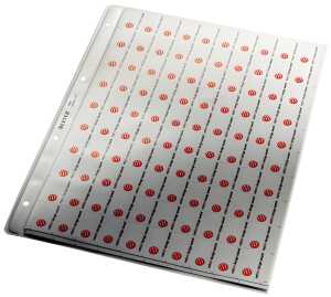 Prospekthülle Premium mit Einreißschutz A4 PP genarbt farblos