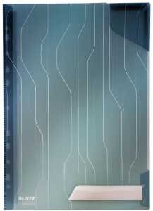 LEITZ Sicht-/Prospekthülle CombiFil e A4 PP blau 0 20 mm (80472635)