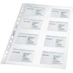 VisitenkartenProspekthülle glasklar 0,11mm 8...