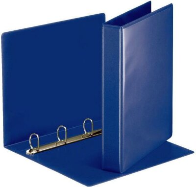 ESSELTE Ringbuch Präsentation mit Taschen A4 PP 4 Ringe 30 mm blau