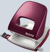 LEITZ 5006 Bürolocher NeXXt Style - 30 Blatt granat rot