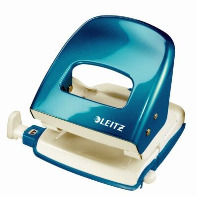 LEITZ 5008 Bürolocher NeXXt - 30 Blatt blau metallic