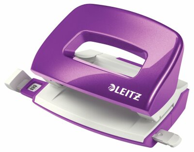 LEITZ Locher Mini NeXXt WOW metallic violett Mini Locher NeXXt WOW mit Anschlagschie