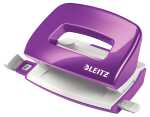 LEITZ WOW Locher Mini 10Blatt violett Metall mit...