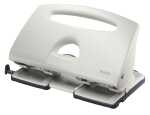 LEITZ 5132 Doppellocher 40Blatt mit Anschlagschiene grau
