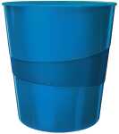 LEITZ Papierkorb WOW 15l blau metallic 52781036