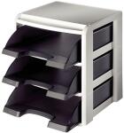 LEITZ Briefablagen-Set DIN A4 Bri efablage in schwarz...