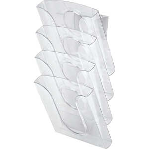 LEITZ Tisch-/Wandprospekthalter Pre senter Set glasklar (80540002)