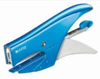 LEITZ Heftzange Wow blau metallic 5531-20-36  15 Blatt