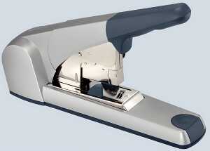 LEITZ Heftgerät HeavyDuty 120Bl sil Für SpezialHeftklammern 23/15 XL