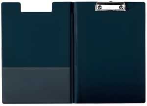 Klemmbrettmappe Kunstst schw. Klemme obenInnenfach f.BelegeKap.bis 1