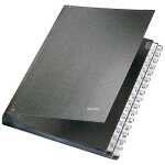 LEITZ 5831 Pultordner 131 32 Fächer Hartpappe schwarz