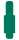 Stecksignal 50ST dunkelgrün Hartfolie 10 mm überstehendB12xH40mmzu