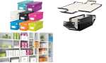 Archivbox Click und Store CD Graukarton eisblau