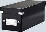LEITZ Archivbox WOW Click und Store CD schwarz