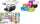 Archivbox Click und Store DVD Graukarton eisblau