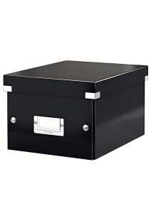 Archivbox Click und Store klein Graukarton schwarz