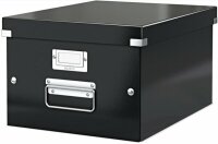 LEITZ Archivbox WOW Click & Store - für A4 schwarz