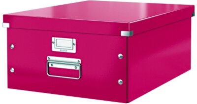 LEITZ Archivbox A3 Wow metallicpink Archivbox Click & Store WOW groß für DI