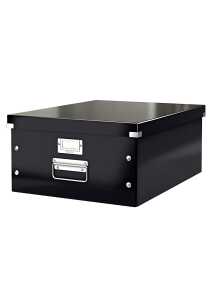 Archivbox Click und Store groß Graukarton schwarz