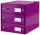 LEITZ Schubladenbox Wow met.violett Schubladenset Click & Store WOW mit 3 S