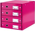 LEITZ Schubladenbox Click und Store W OW 4 Schübe...