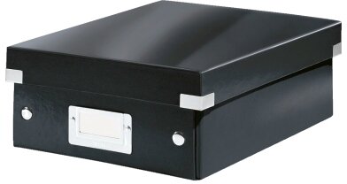 LEITZ Archivbox A5 Wow schwarz Organisationsbox Click & Store WOW klein