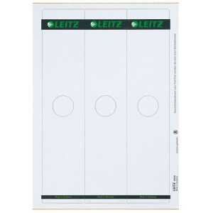 LEITZ Rückenschild grau Auf A4Papier selbstklebend lang brei