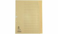 ESSELTE Register - blanko A4 Papier 20 Blatt chamois