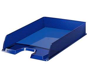 Briefkorb A4 Europost d.blau Mehrfach übereinander stapelbar. Mit gro