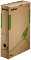 LEITZ Archiv Box ECO 80 mm Karton naturbraun