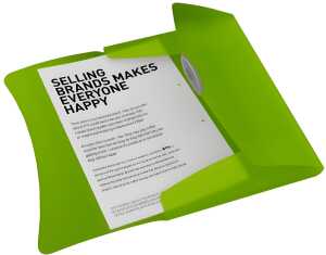 ESSELTE Dokumentenmappe A4 grün Ordnungsmappe A4 für 150Blatt (80g).