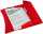ESSELTE Dokumentenmappe A4 rot Ordnungsmappe A4 für 150Blatt (80g). Au