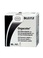 LEITZ 66001000 Orgacolor Ziffernsignal 0 500 Stück...