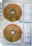 LEITZ CD Hülle A4 f.4CD transp....