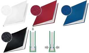 LEITZ Buchbindemappe impressBind A 4 14 mm weiß Hard (80739301)