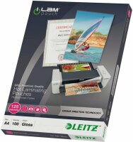 Leitz 7481 Laminierfolie UDT - A4, glänzend, 125...