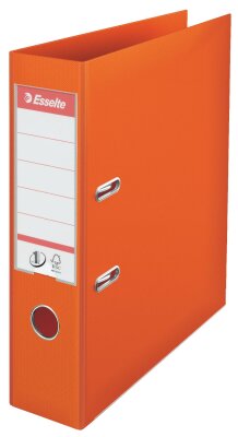 ESSELTE Ordner A4 7.5cm orange Ordner PlastikHebelmechnik Schlitzen