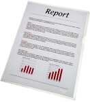 Prospekthülle A4 gen. farblos Standard A4 oben und...