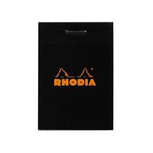 Rhodia  Block 52x75 80Bl kariert sw